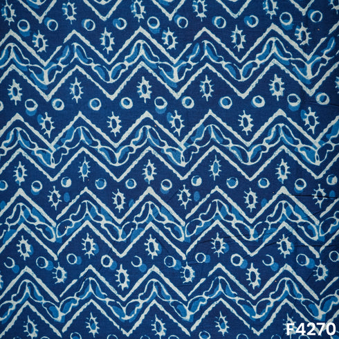 Indigo Cambric Cotton Fabric - F4270