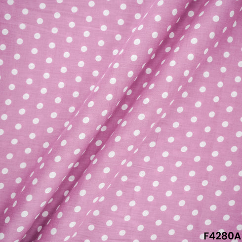 Polka Dot Cambric Cotton Fabric - F4280
