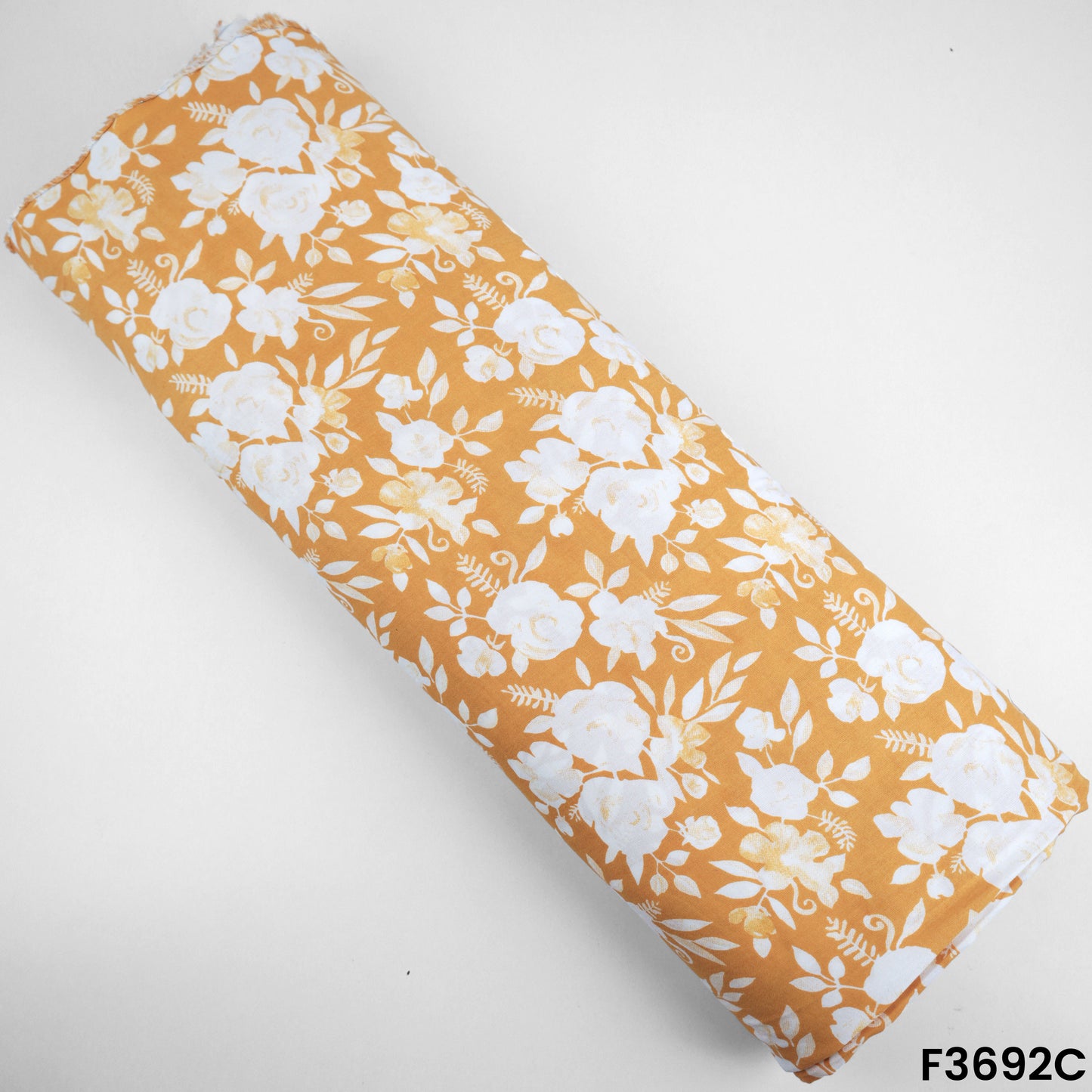 Floral Printed Rayon Cotton Fabric-F3692