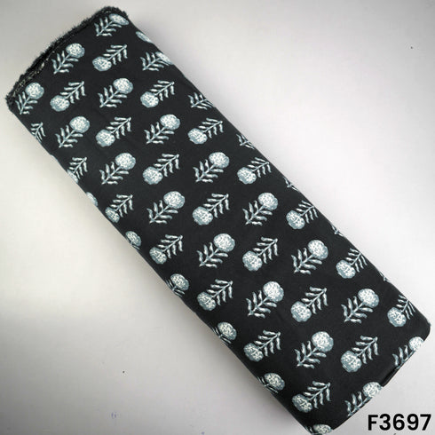 Digital Printed Rayon Cotton Fabric-F3697