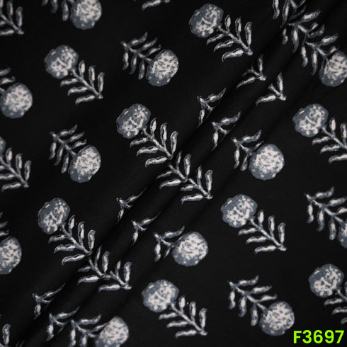 Digital Printed Rayon Cotton Fabric-F3697
