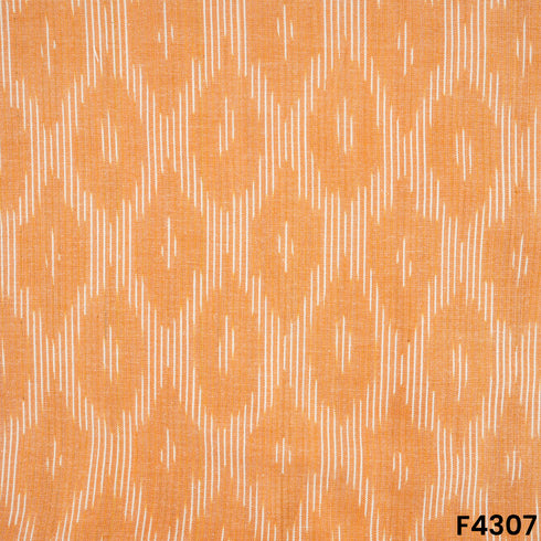 Ikkat Handloom Cotton Fabric- F4307