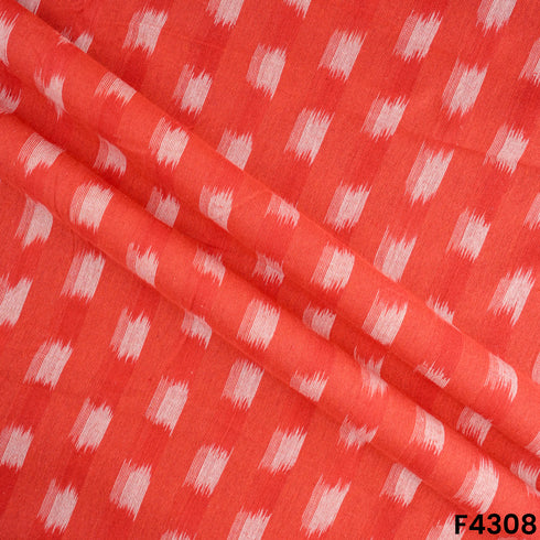 Ikkat Handloom Cotton Fabric- F4308