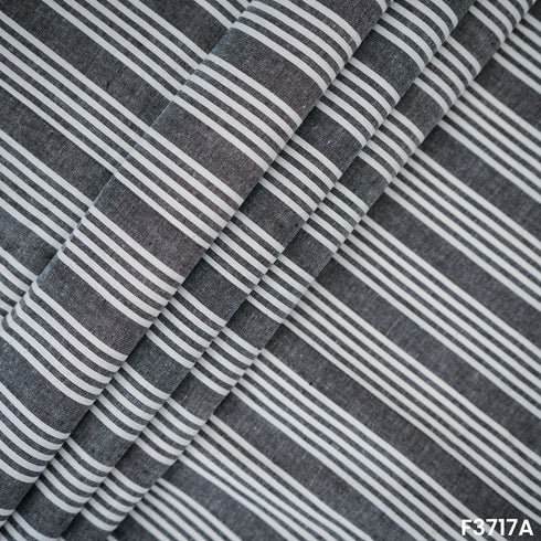 Stripes Print Cotton Fabric-F3717