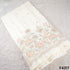 Cut Dana Thread Zari Sequins Embroidered Dola Silk Fabric -F4317
