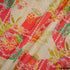 Digital Print Thread Embroidered Hakoba Cambric Cotton Fabric- F4468