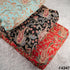 Printed Zari Sequins Embroidered Chinon Chiffon Fabric-F4347