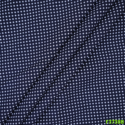 Polka Dot Print Pure Cotton Fabric-F3738
