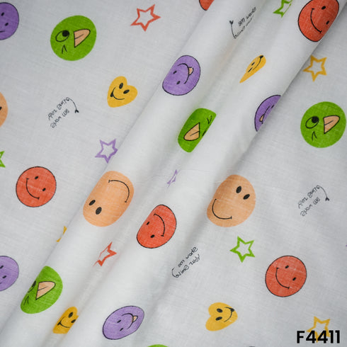 Baby Printed Cotton Fabric-F4411