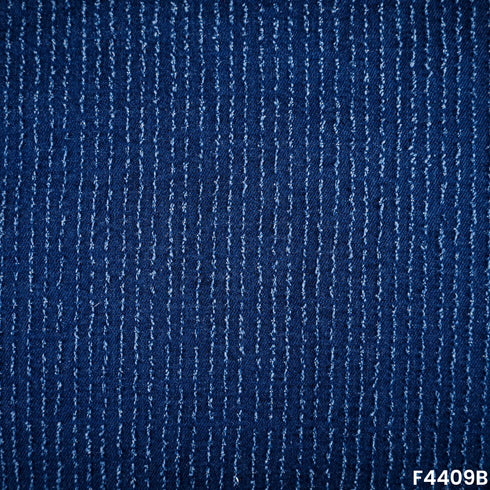 Self Stripe Denim Fabric-F4409