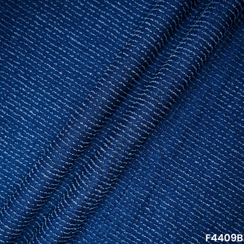 Self Stripe Denim Fabric-F4409
