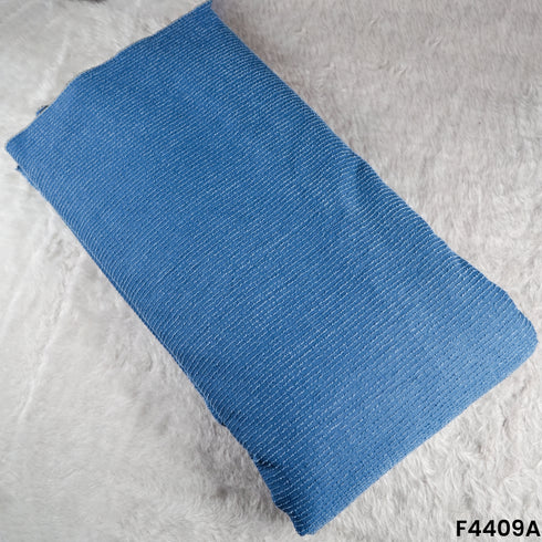 Self Stripe Denim Fabric-F4409