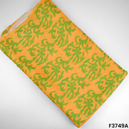 Digital Print Satin Crepe Fabric-F3749