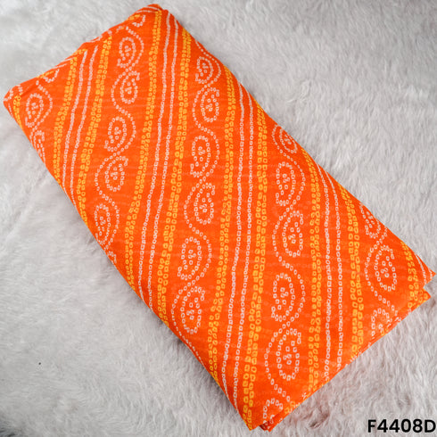 Bandhani Printed Georgette Fabric-F4408