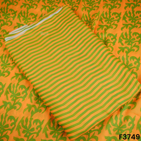 Digital Print Satin Crepe Fabric-F3749