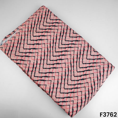 Digital Print Satin Crepe Fabric-F3762