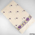 Thread Embroidered Cambric Cotton Fabric- F3773