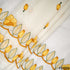 Thread Embroidered Cambric Cotton Fabric- F3773