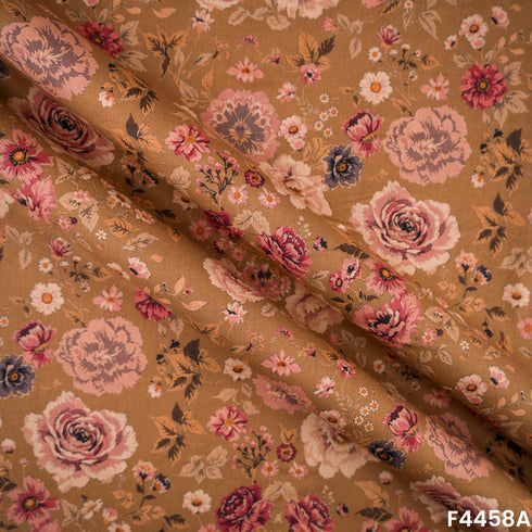 Digital Print Cotton Fabric- F4458