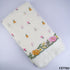 Thread Embroidered Cambric Cotton Fabric- F3776