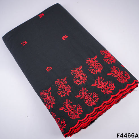 Thread Work Hakoba Cambric Cotton fabric-F4466