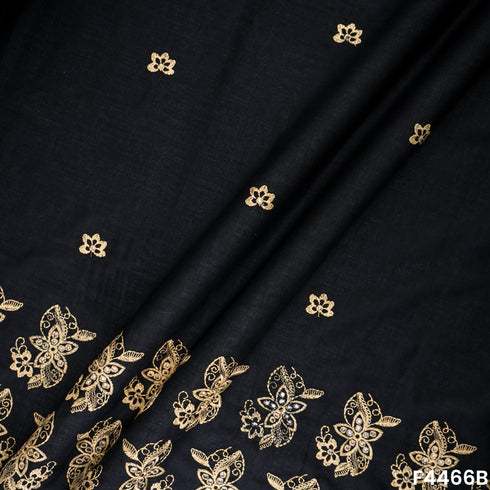 Thread Work Hakoba Cambric Cotton fabric-F4466