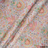 Positional Print Semi Dupion Silk Fabric-F4467