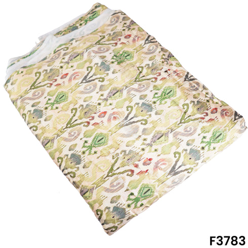 Patola Print Muslin Cotton Fabric- F3783