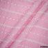 Check Thread Work Cotton Fabric- F4484