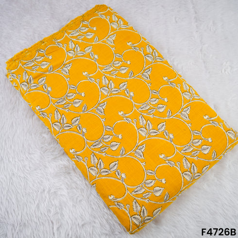 Printed Cotton Slub Fabric- F4726