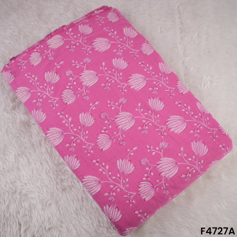 Printed Cotton Slub Fabric- F4727