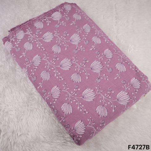 Printed Cotton Slub Fabric- F4727