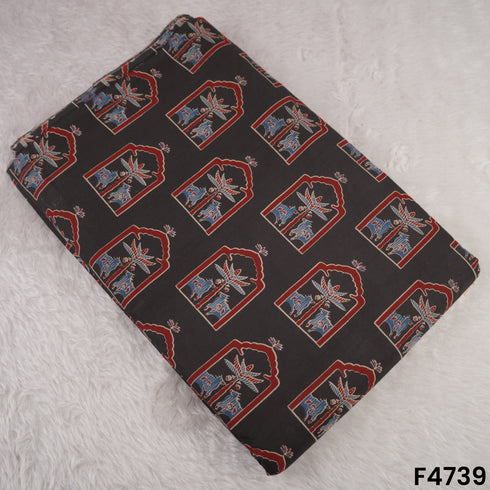 Printed Cambric Cotton Fabric- F4739