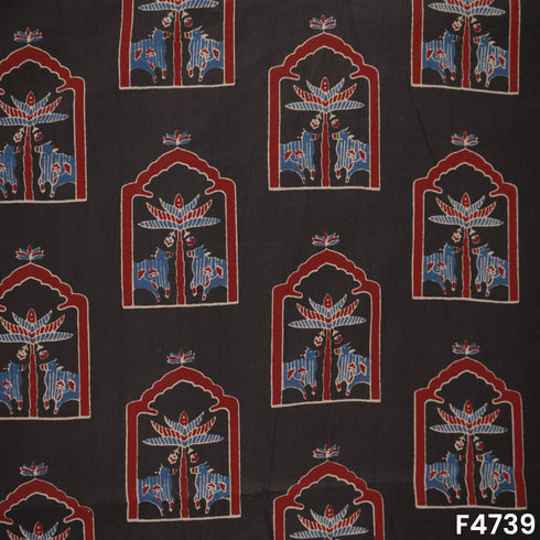 Printed Cambric Cotton Fabric- F4739