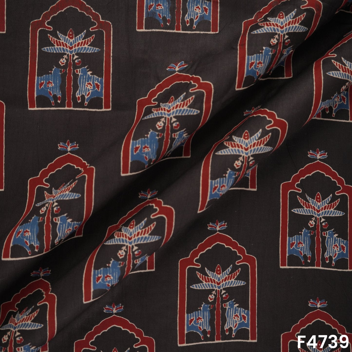 Printed Cambric Cotton Fabric- F4739