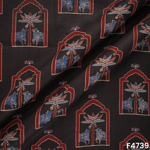 Printed Cambric Cotton Fabric- F4739