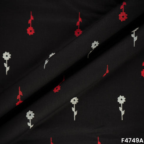 Block Buti Handloom Cotton Fabric- F4749