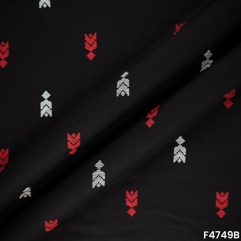 Block Buti Handloom Cotton Fabric- F4749