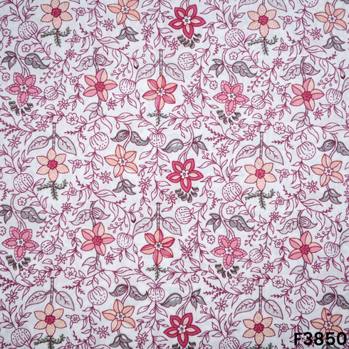 Kilol Print Cambric Cotton Fabric- F3850