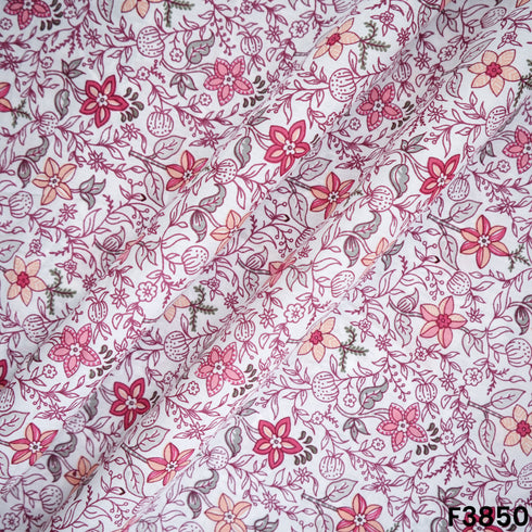 Kilol Print Cambric Cotton Fabric- F3850