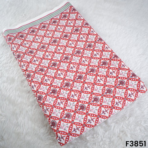 Kilol Print Cambric Cotton Fabric- F3851