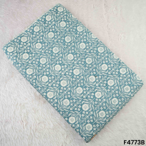Flower Print Cambric Cotton Fabric- F4773