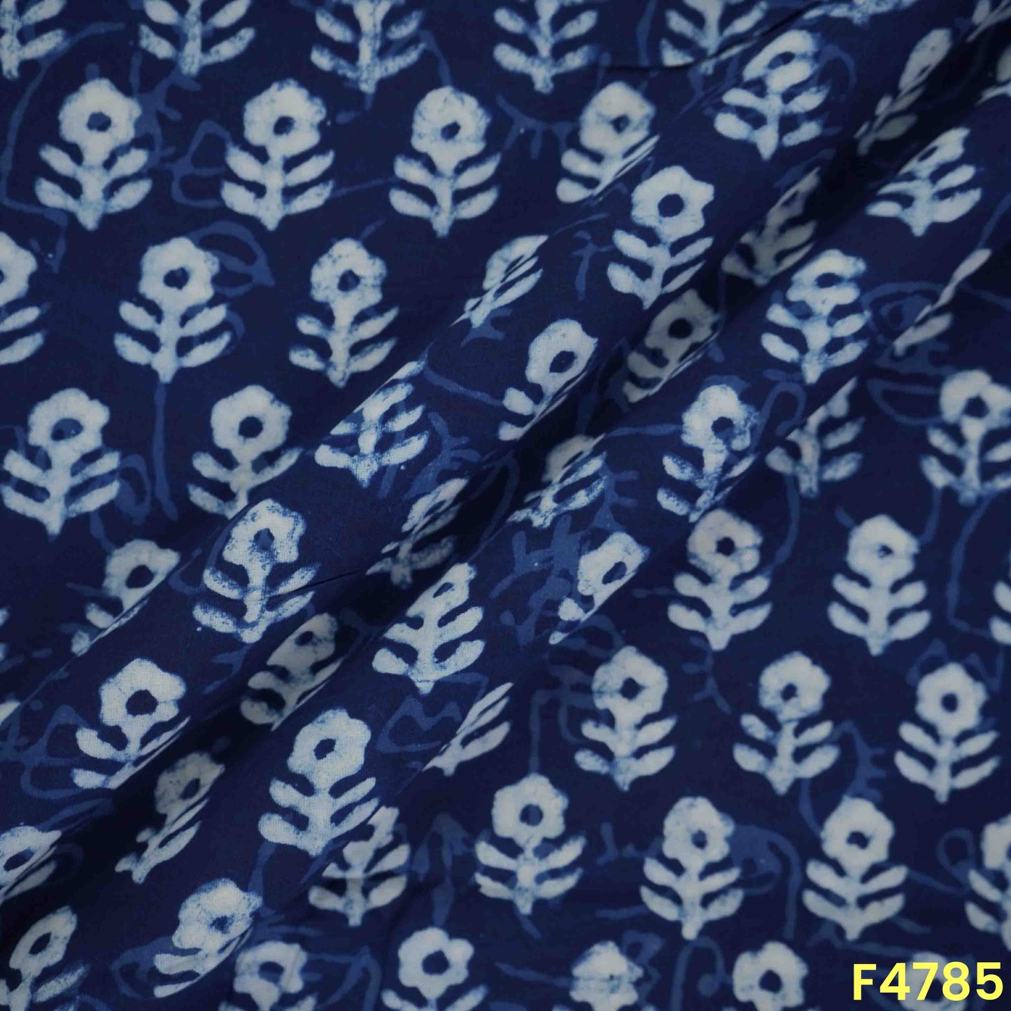 Indigo Print Modal Cotton Fabric- F4785