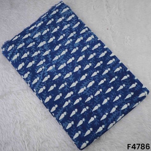 Indigo Print Modal Cotton Fabric- F4786