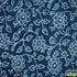 Flower Print Indigo Modal Cotton Fabric- F4788