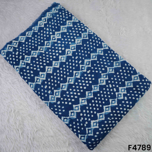Indigo Print Modal Cotton Fabric- F4789