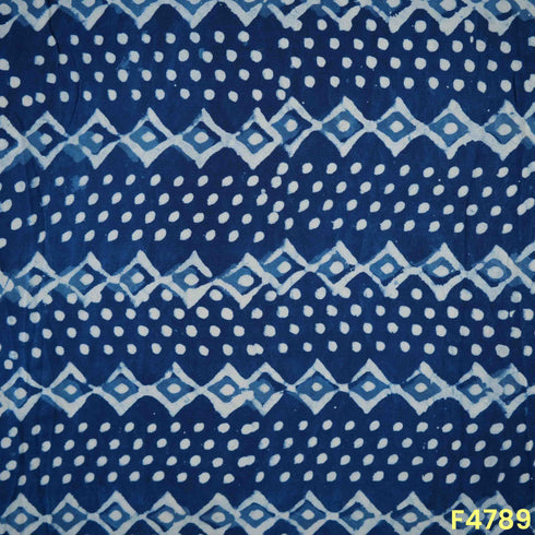 Indigo Print Modal Cotton Fabric- F4789