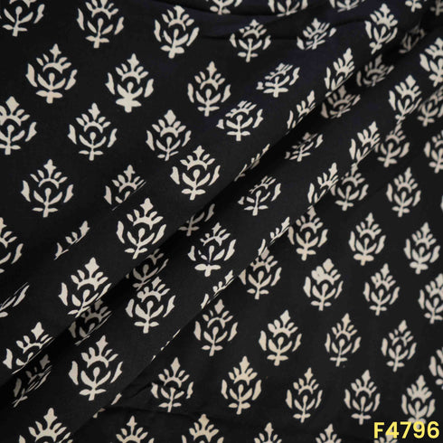 Printed Modal Cotton Fabric- F4796