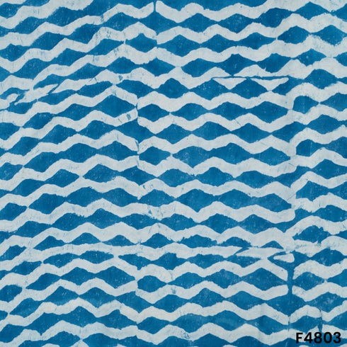 Indigo Print Modal Cotton Fabric- F4803