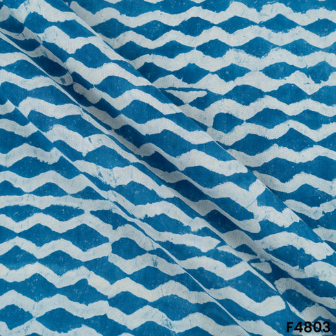 Indigo Print Modal Cotton Fabric- F4803
